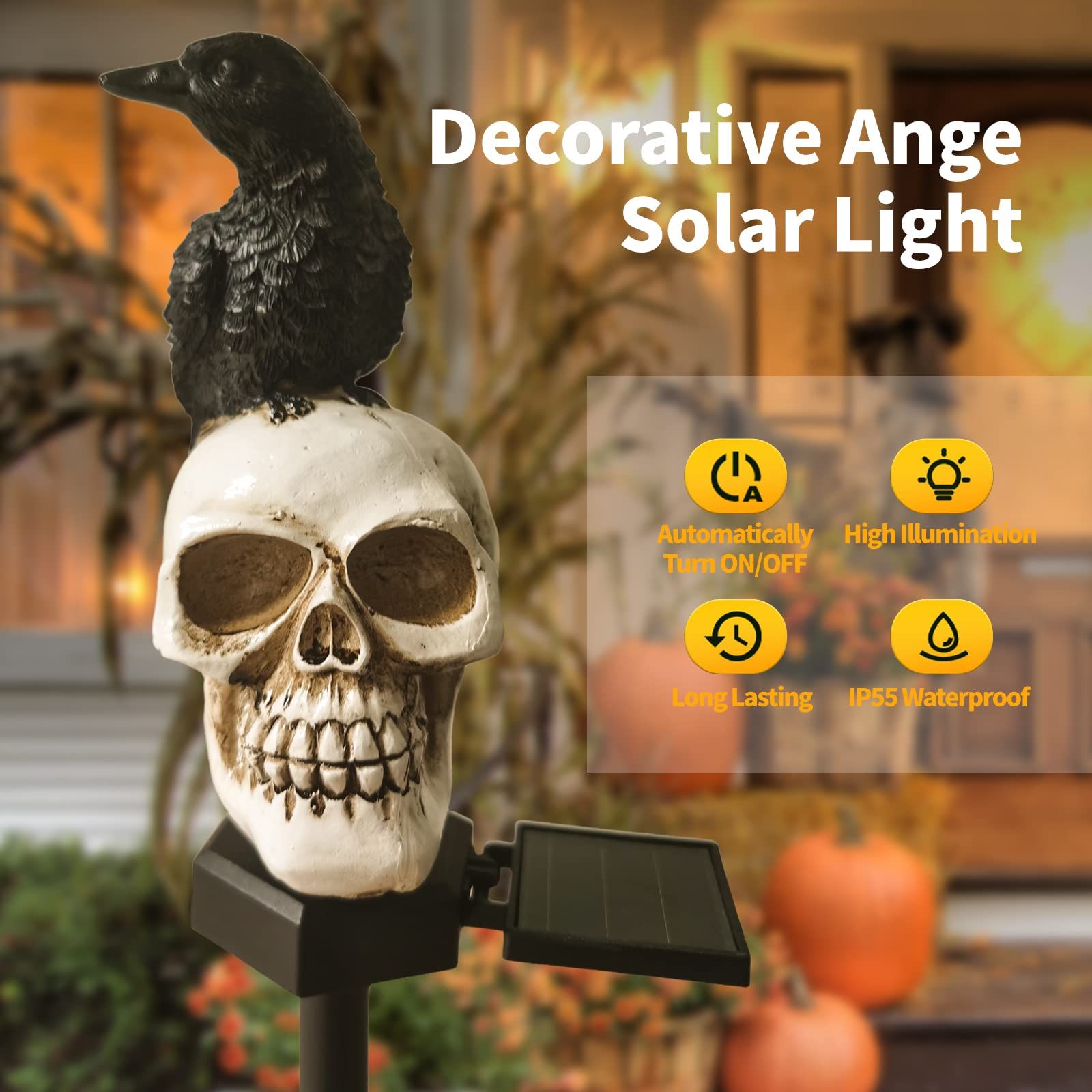 Halloween Outdoor Decoration Solar Lights view 3