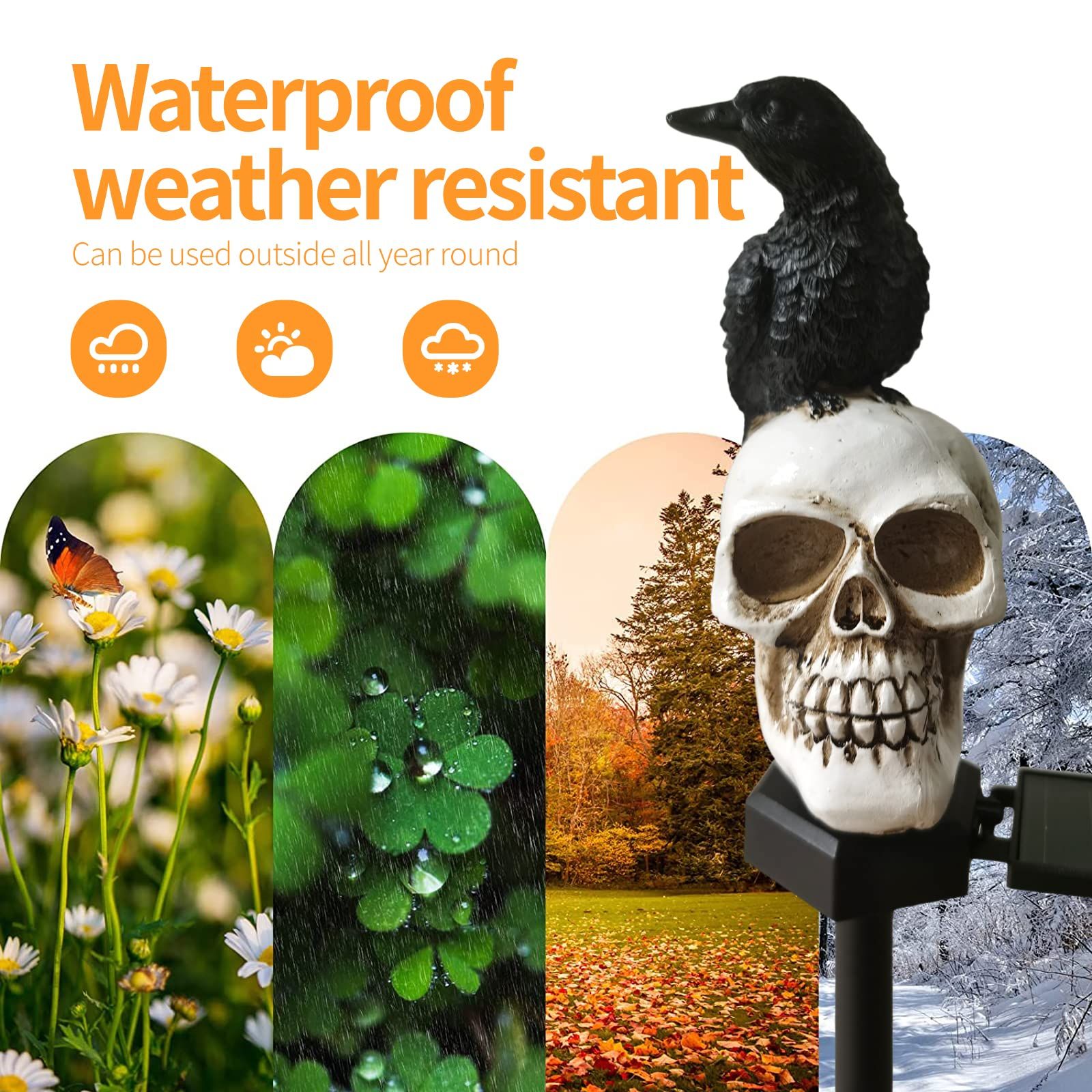 Halloween Outdoor Decoration Solar Lights view 4