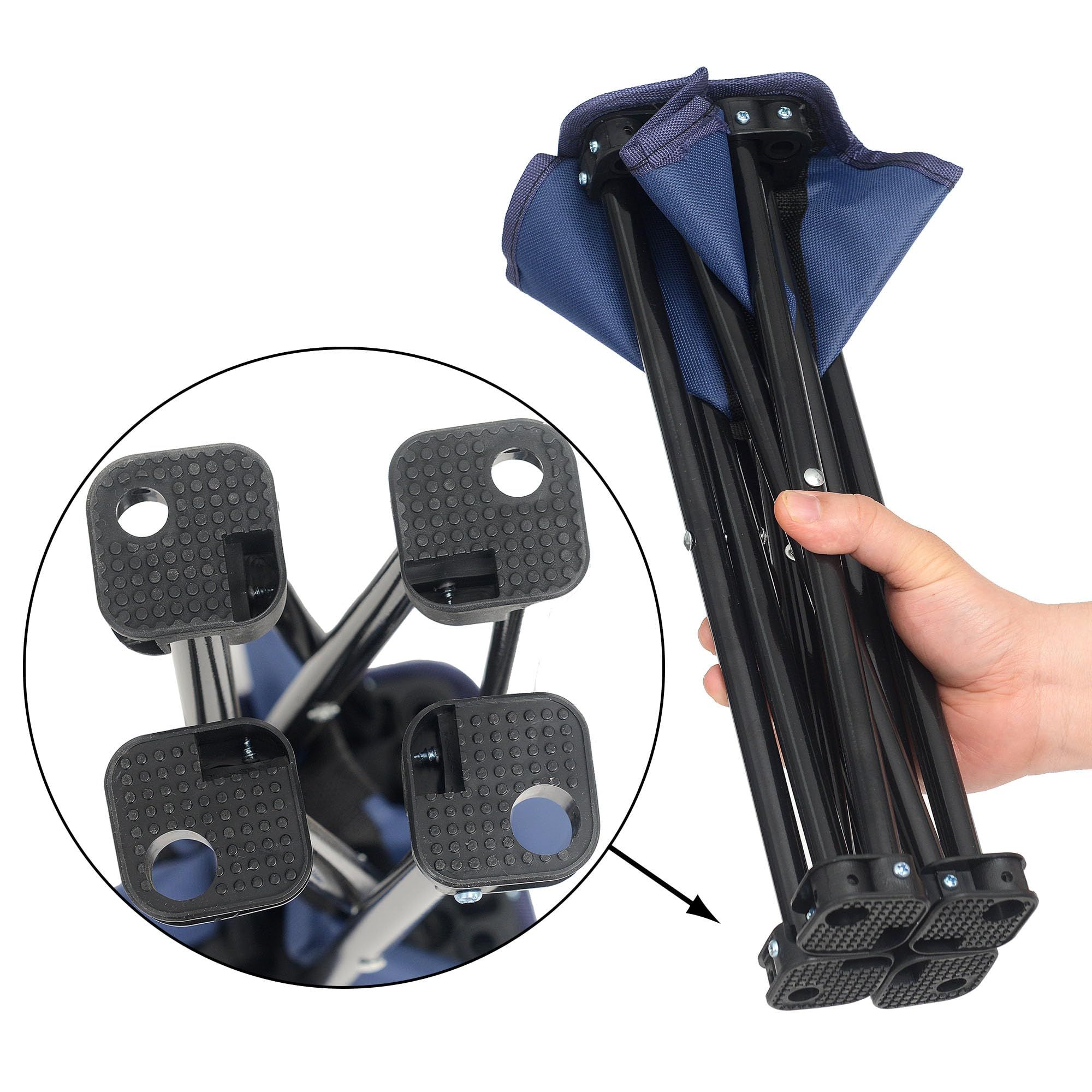 Portable Folding Camping Stool Outdoor Camping Lightweight Chair for Fishing view 2