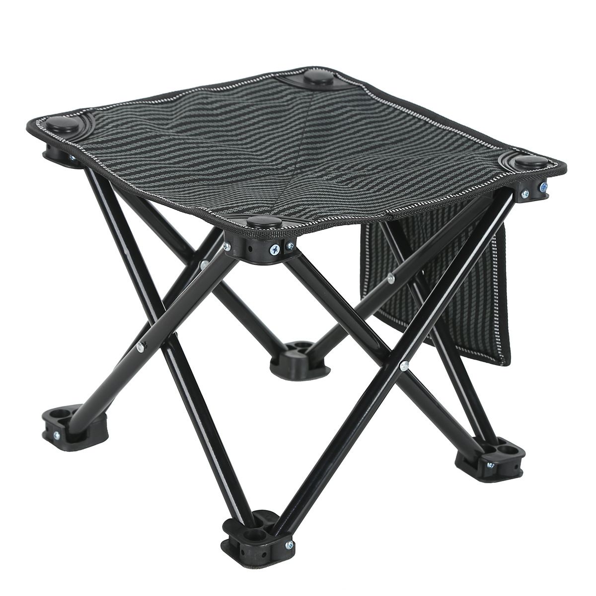 Lightweight Portable Compact Small Camping Folding Stool with Pocket for