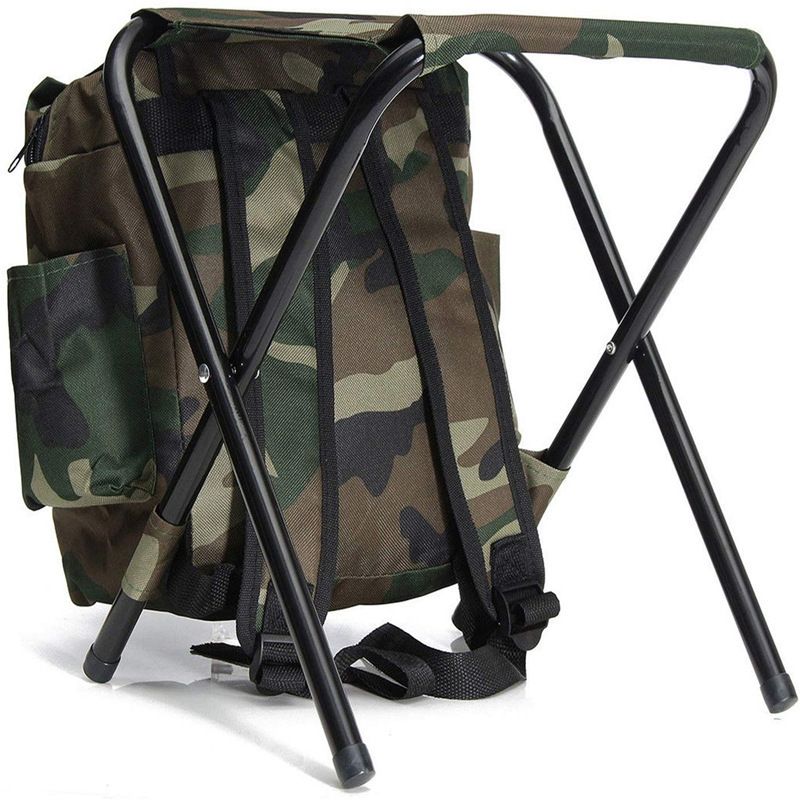Camping Stool, Portable Folding Stool, Big Capacity Collapsible Lightweight view 5