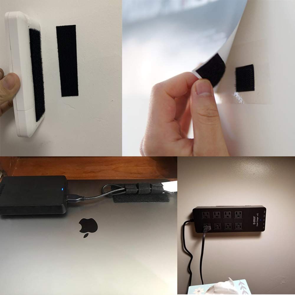 30*100mm Hook and Loop Strips with Adhesive - 15 Sets view 4
