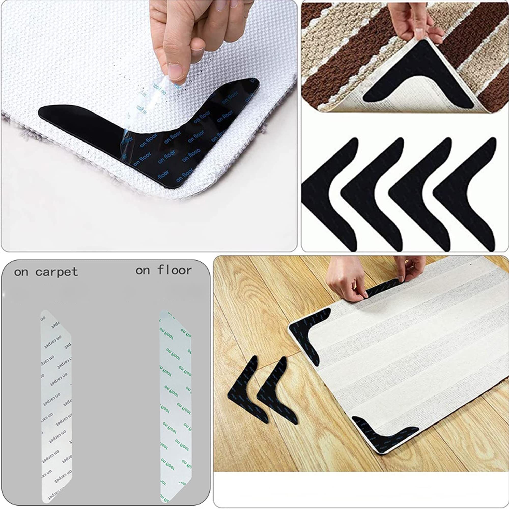 4 Pcs Anti-Slip Rug Grips view 3