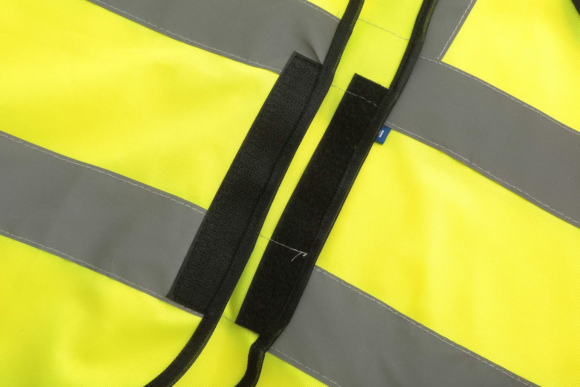 High visibility viz vest hi vis viz reflective work construction safety vest view 3