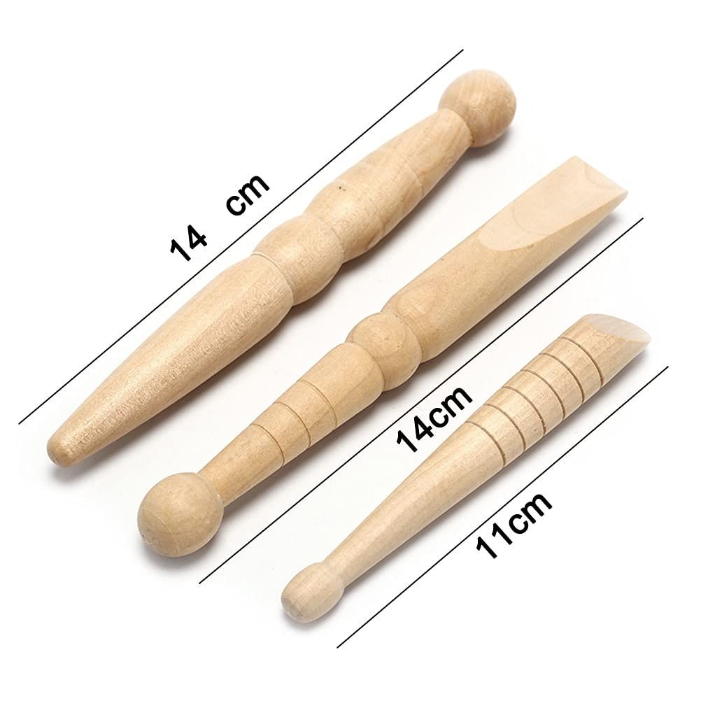 Massage Sticks, Set of 3 - Ideal for Pain Relief, Acupressure, Reflexology & view 4