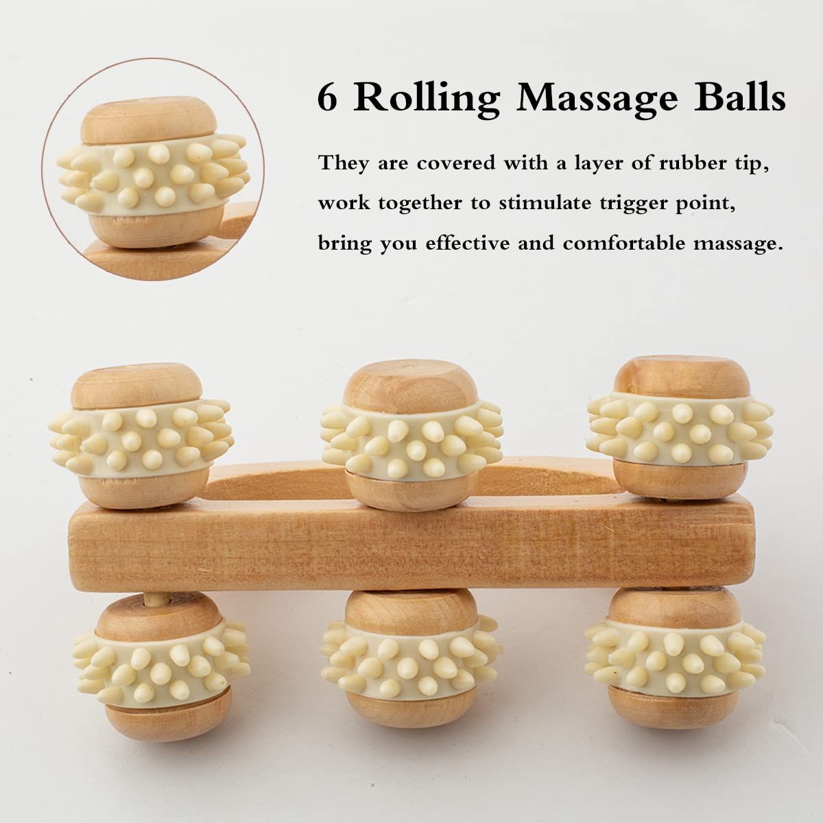 Handheld Massage Roller for Sore Muscle view 2
