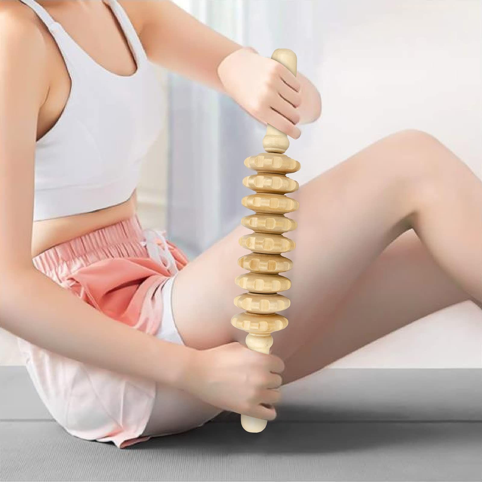 Wood Massage Roller Stick view 4