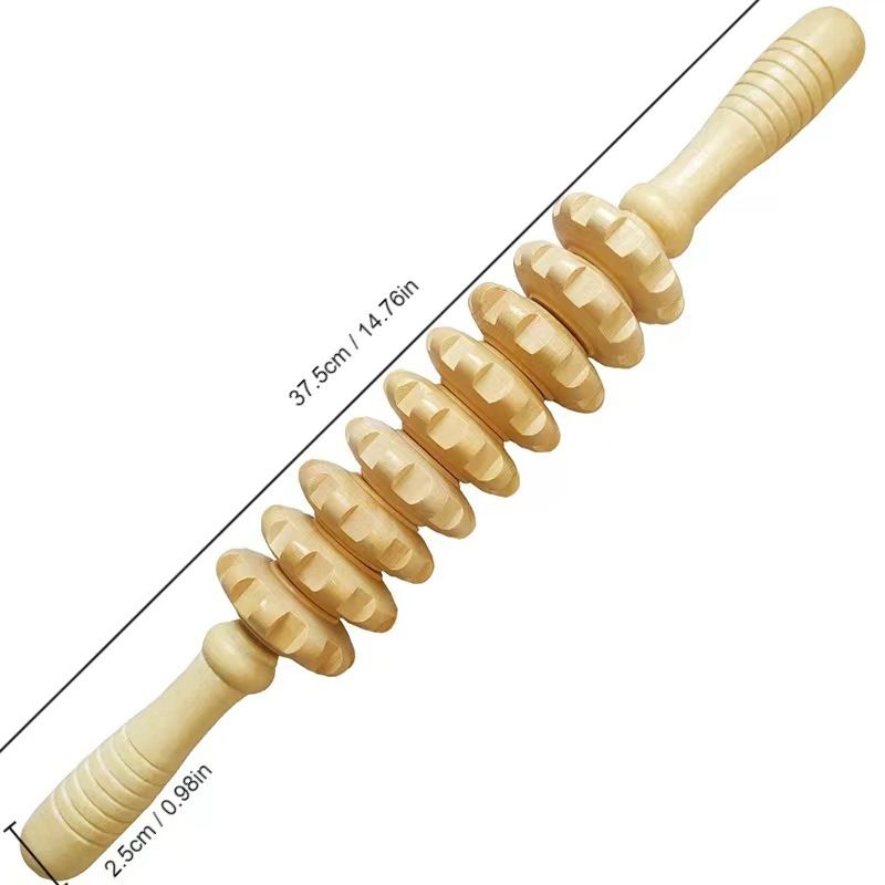 Wood Massage Roller Stick view 5