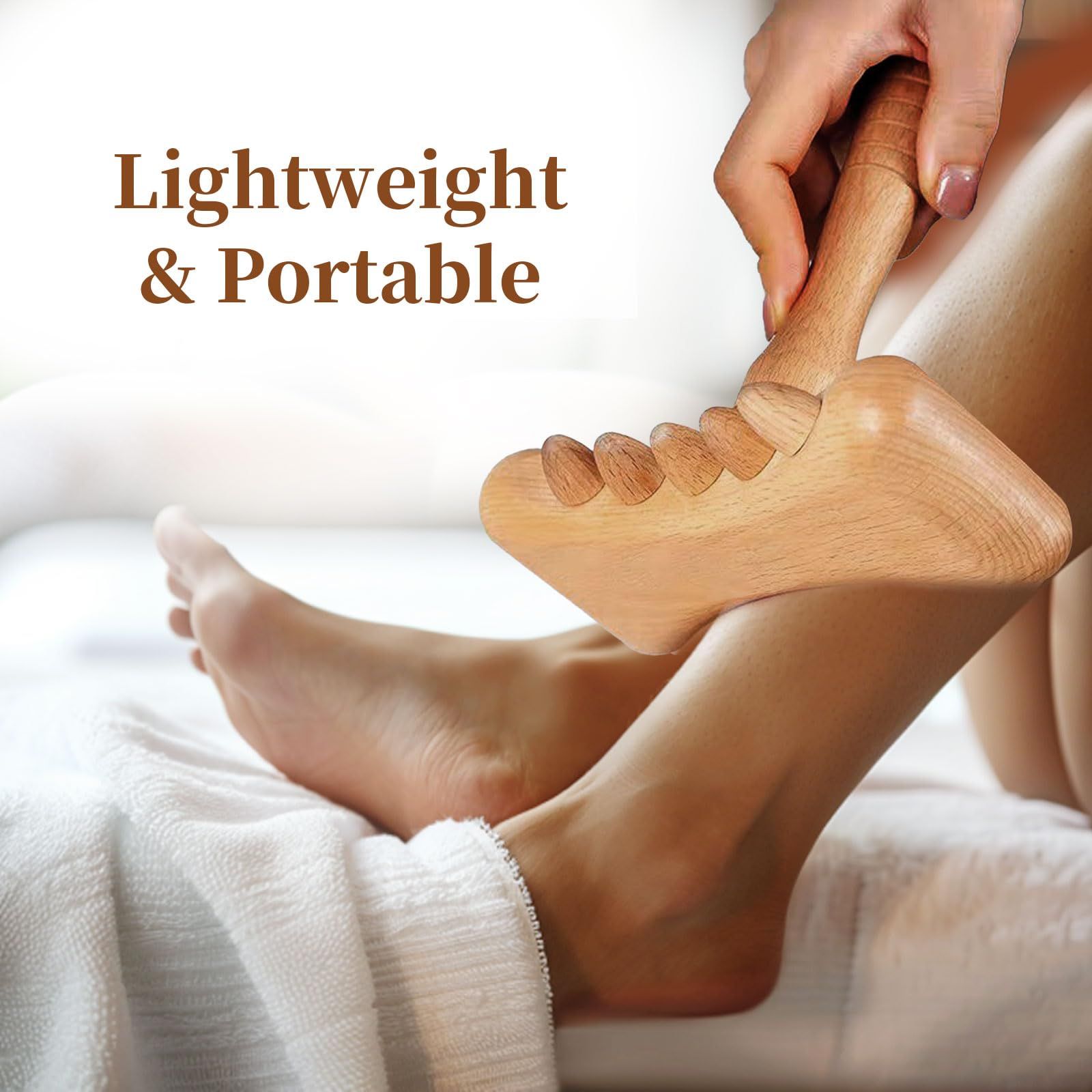 Natural Wooden Massage Tool view 5