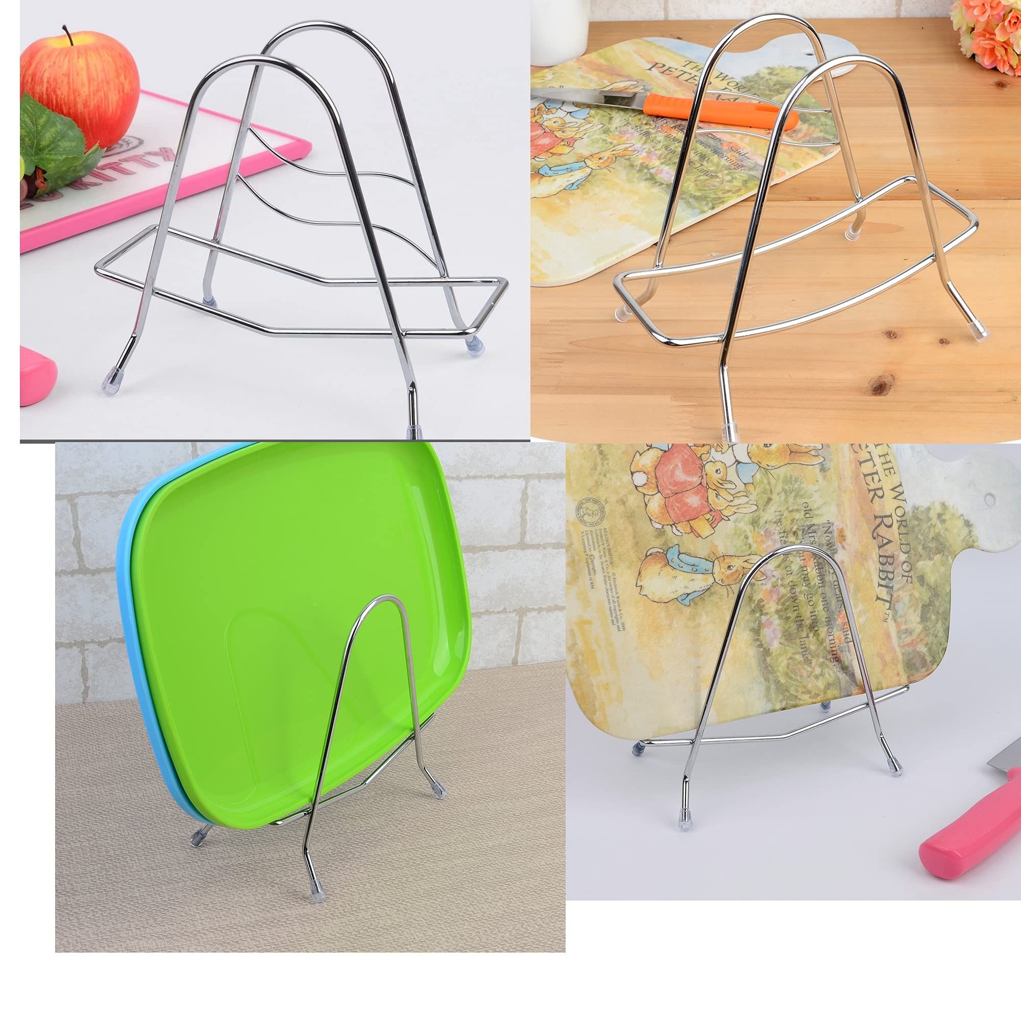 Cutting Board Storage Rack Stainless Steel Wire Chopping Board Board Holder view 2