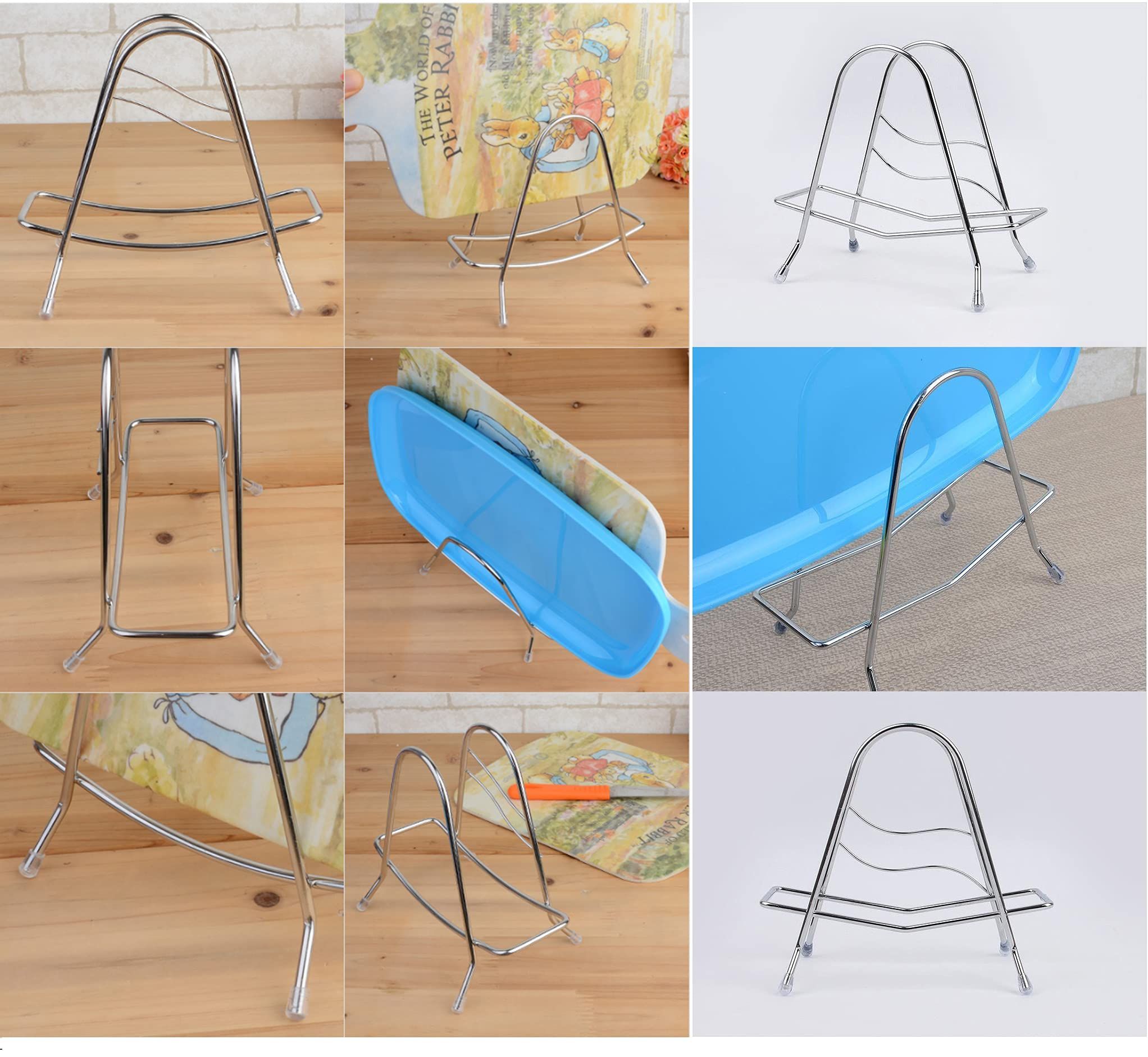 Cutting Board Storage Rack Stainless Steel Wire Chopping Board Board Holder view 3
