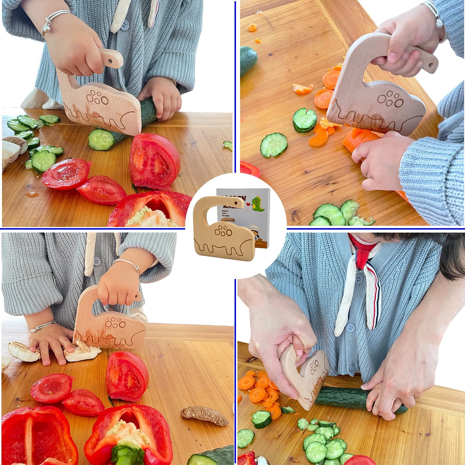 Wooden Kids Knife for Cooking view 5