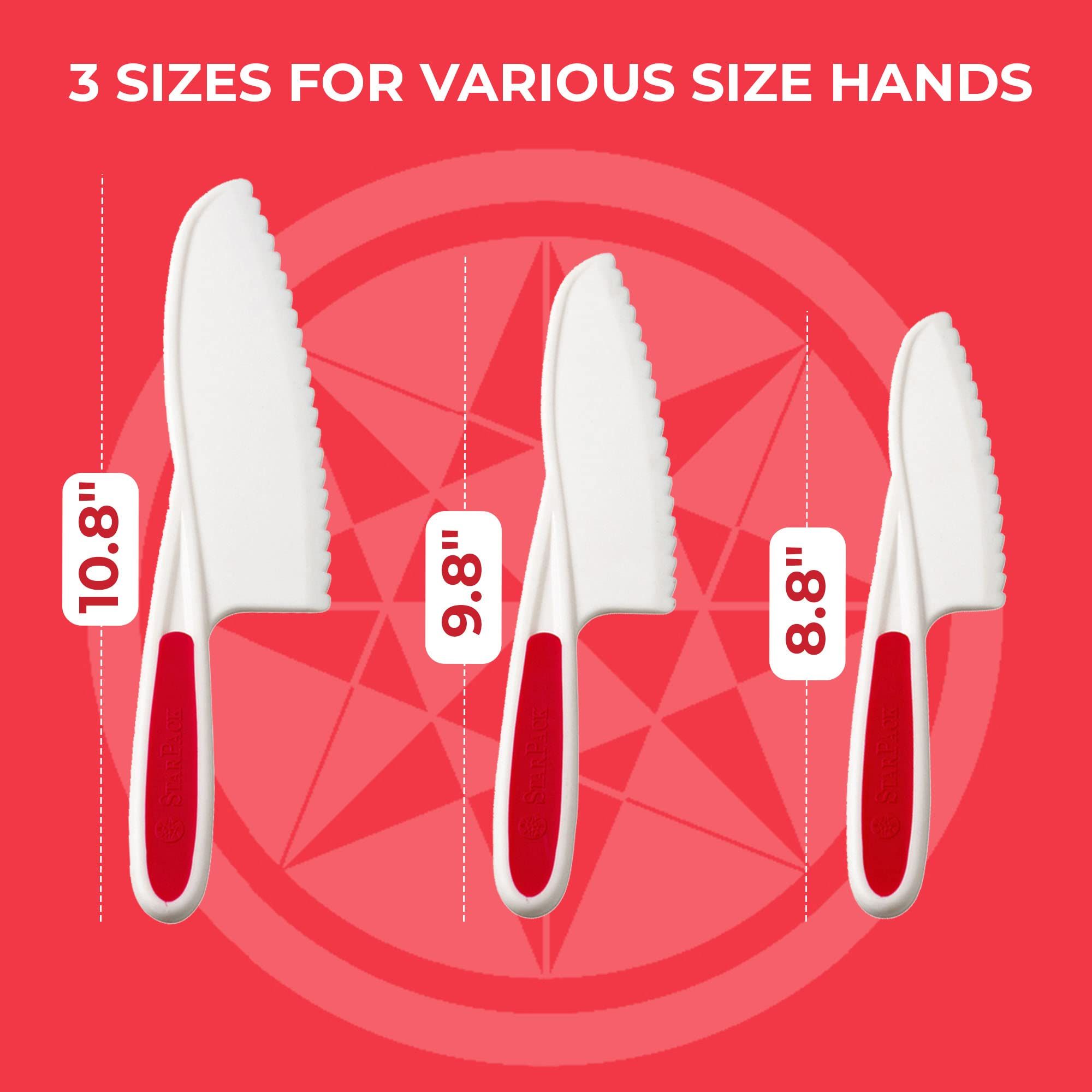 Kids Knife Set of 3 - Toddler Knife Set for Real Cooking - Montessori Knife view 4