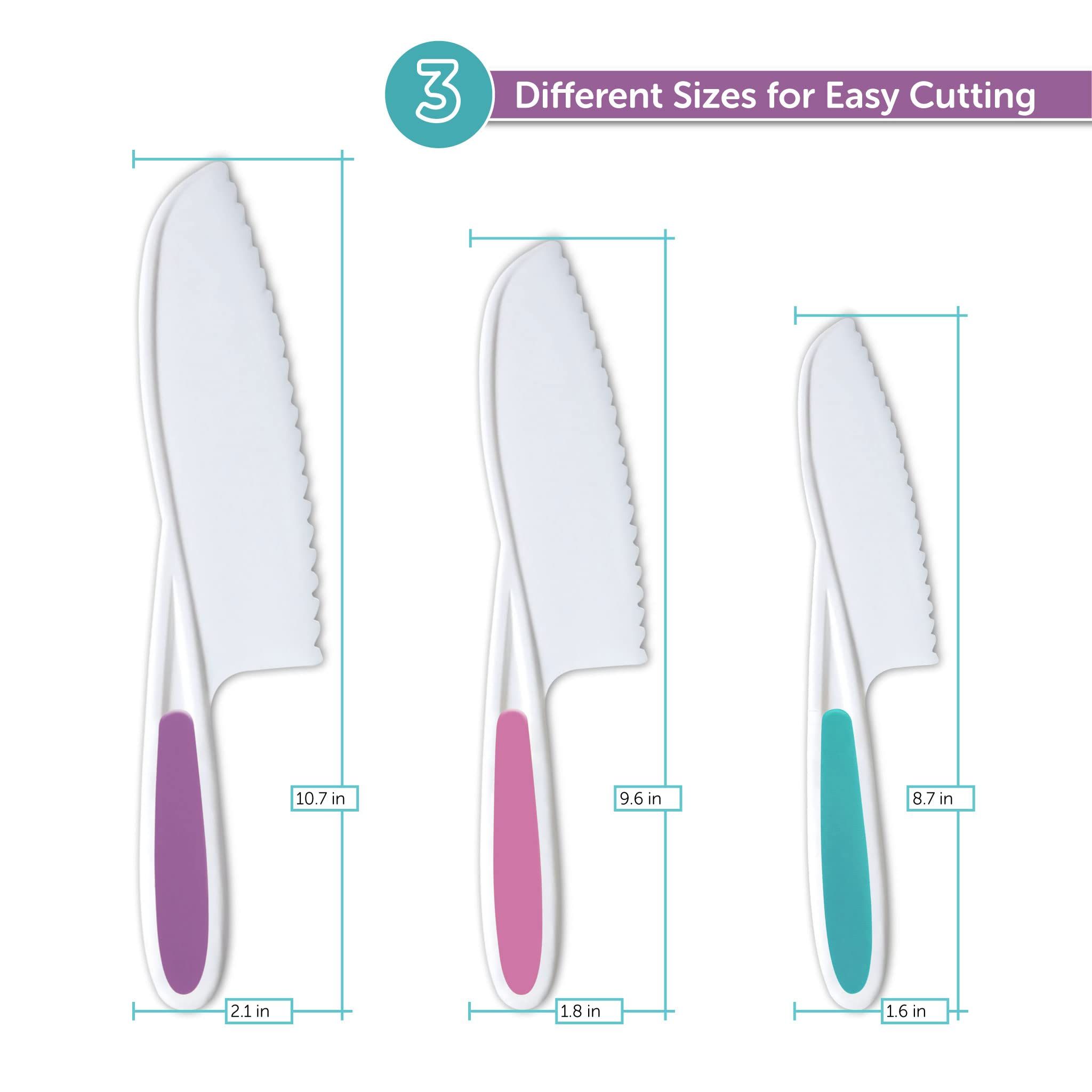 Kids Knife Set of 3 - Firm Grip view 2