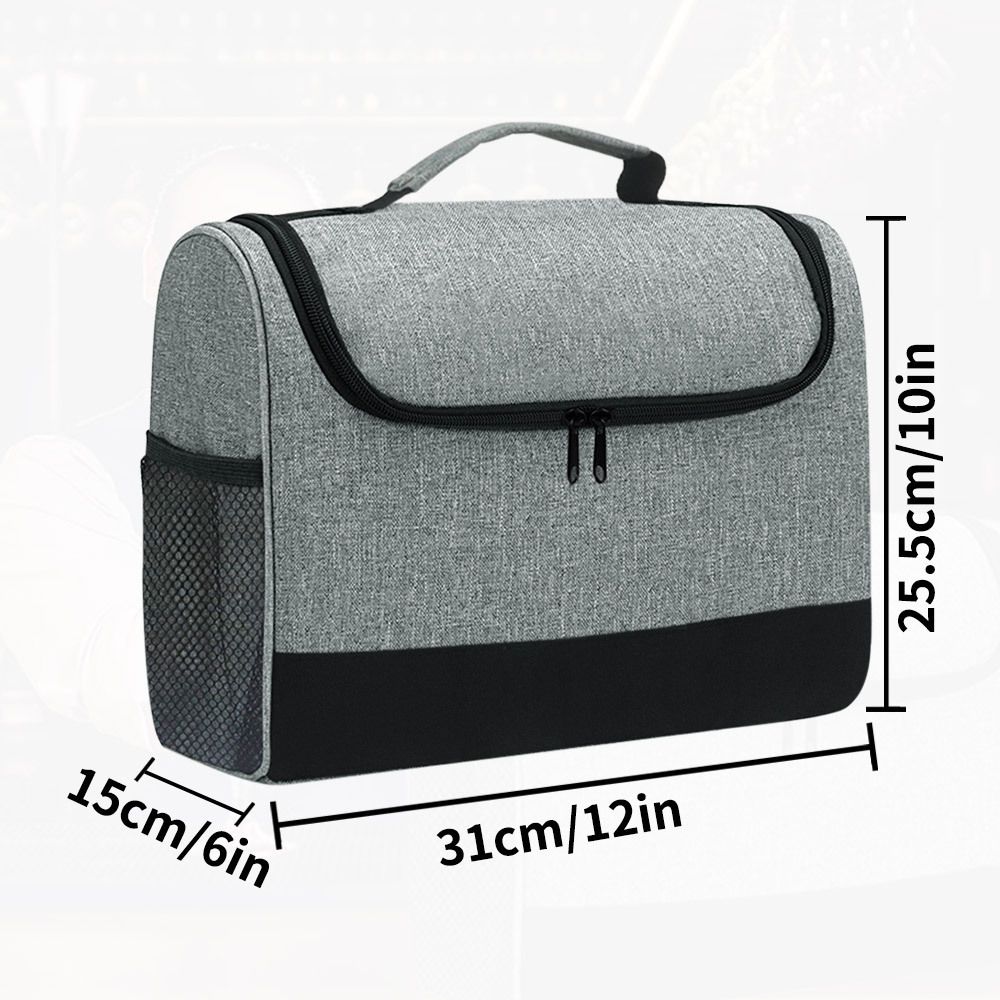 Bartender Kit Bag, Waterproof Large-Capacity Travel Bartender Kit Bag with view 4