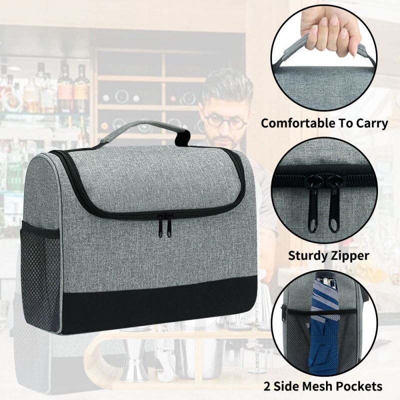 Bartender Kit Bag, Waterproof Large-Capacity Travel Bartender Kit Bag with view 5