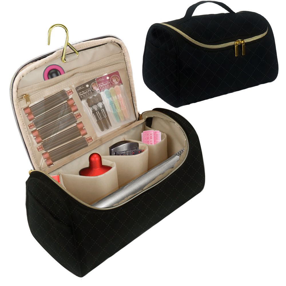 Travel Storage Bag for Pre-Styling Dryer and Hair Curler Accessories