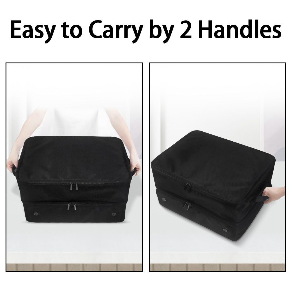 2 Layer Black Golf Trunk Organizer view 3
