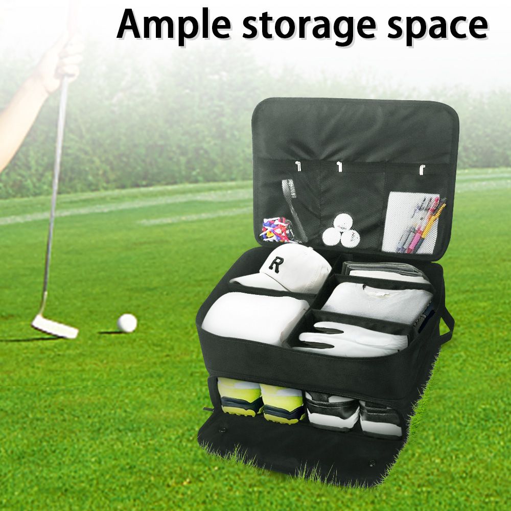 2 Layer Black Golf Trunk Organizer view 4