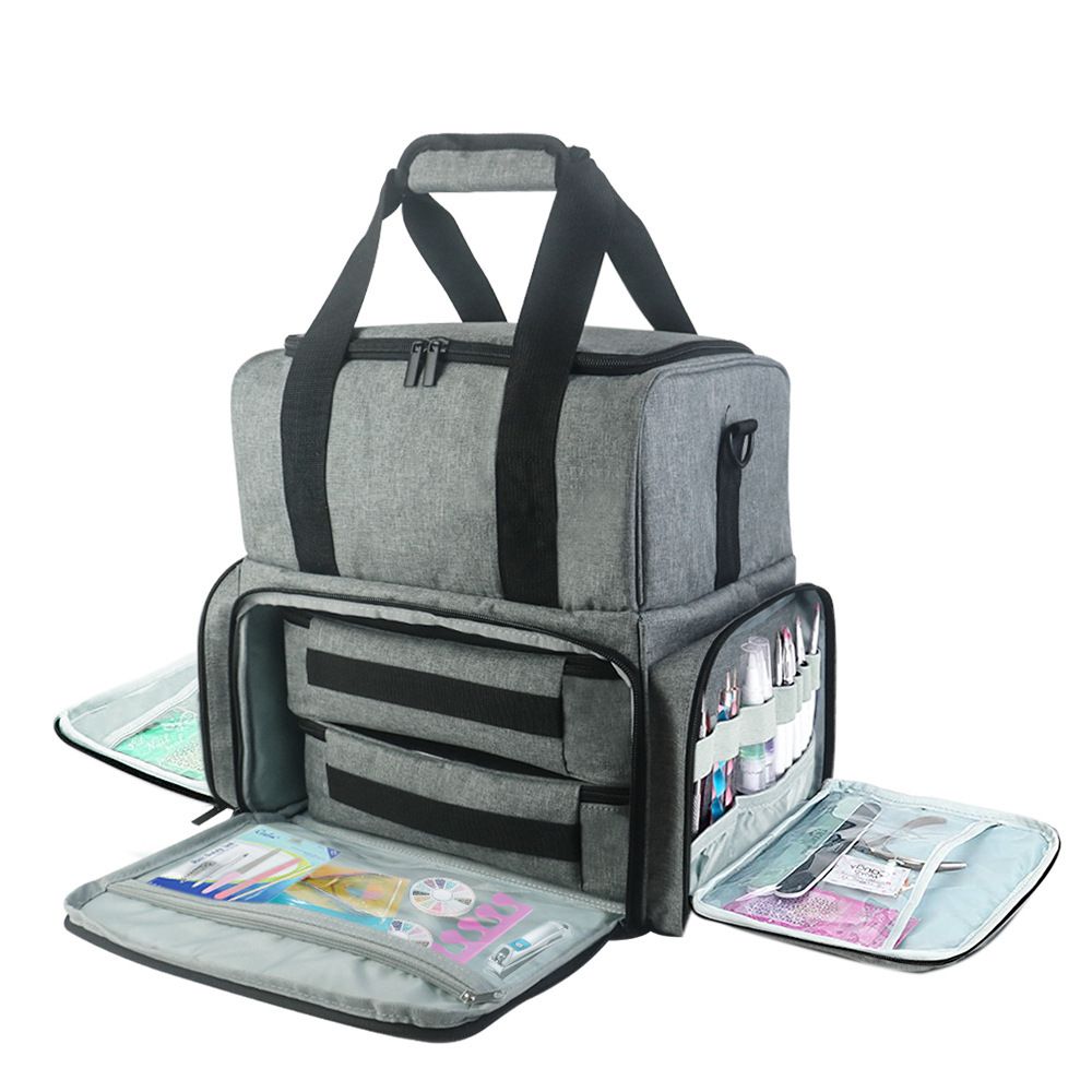 Nail Polish Storage Bag, Nail Polish Case Organizer, Removable Pouches Nail view 3