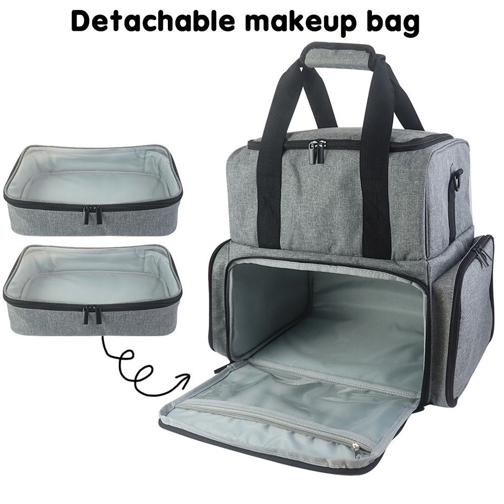 Nail Polish Storage Bag, Nail Polish Case Organizer, Removable Pouches Nail view 4
