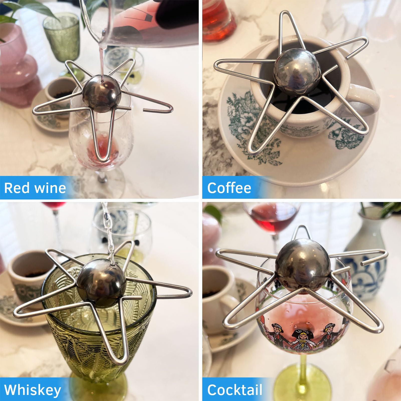 Reusable Stainless Steel Ice Balls for Coffee Tool- Unlock the True Flavors of view 3