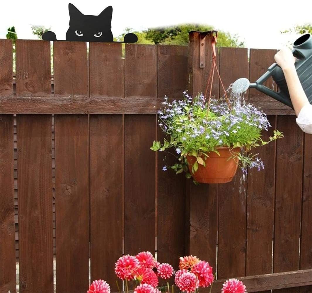 Metal Yard Art Decor Garden cat Statue view 5