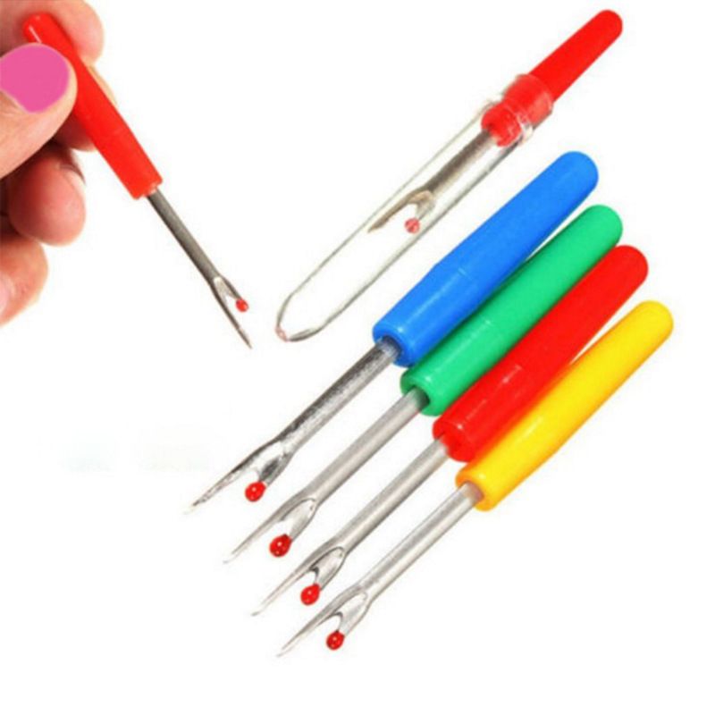 Seam Ripper 4pcs Stitch Eraser Thread Cutter Small Clothes Tag Remover Seam