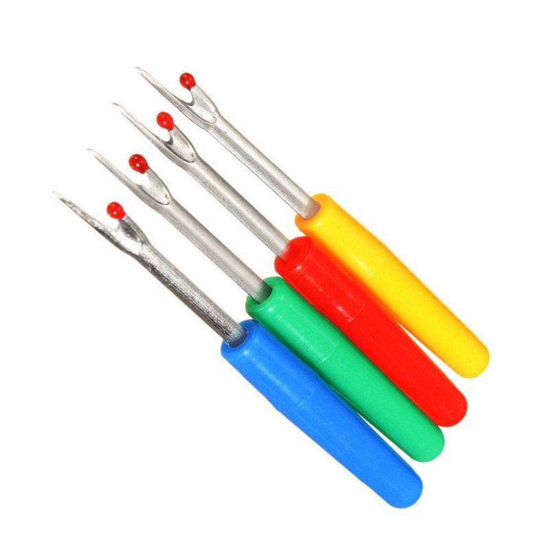 Seam Ripper 4pcs Stitch Eraser Thread Cutter Small Clothes Tag Remover Seam view 2