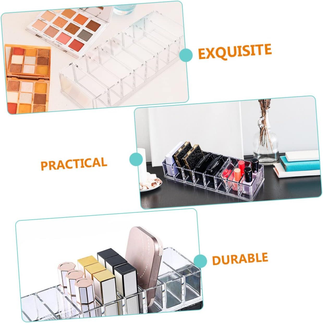 Beauty Display Case Cosmetics Storage Case Desk Organizer Shelf Highlighter view 5