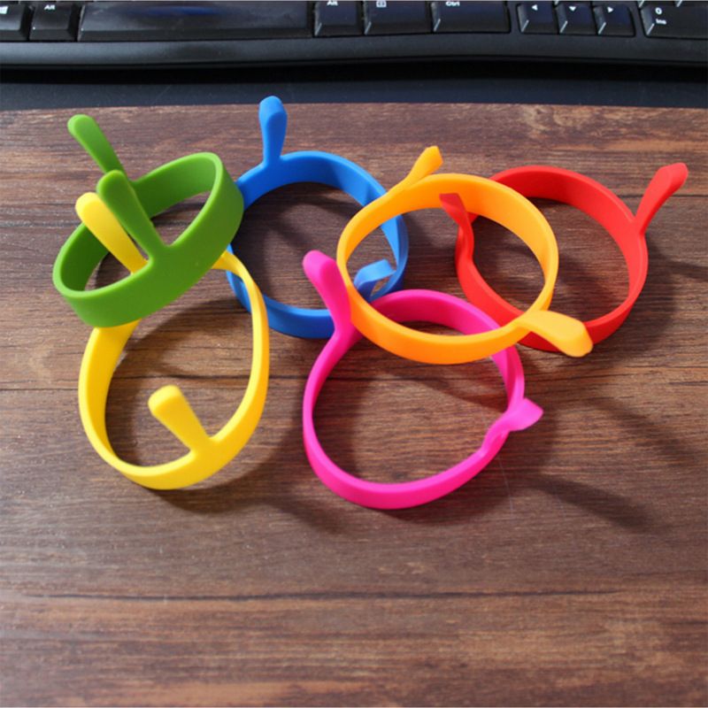 Nonstick Food Grade Silicone Egg Maker Pancake Rings Dishwasher Safe Gift For