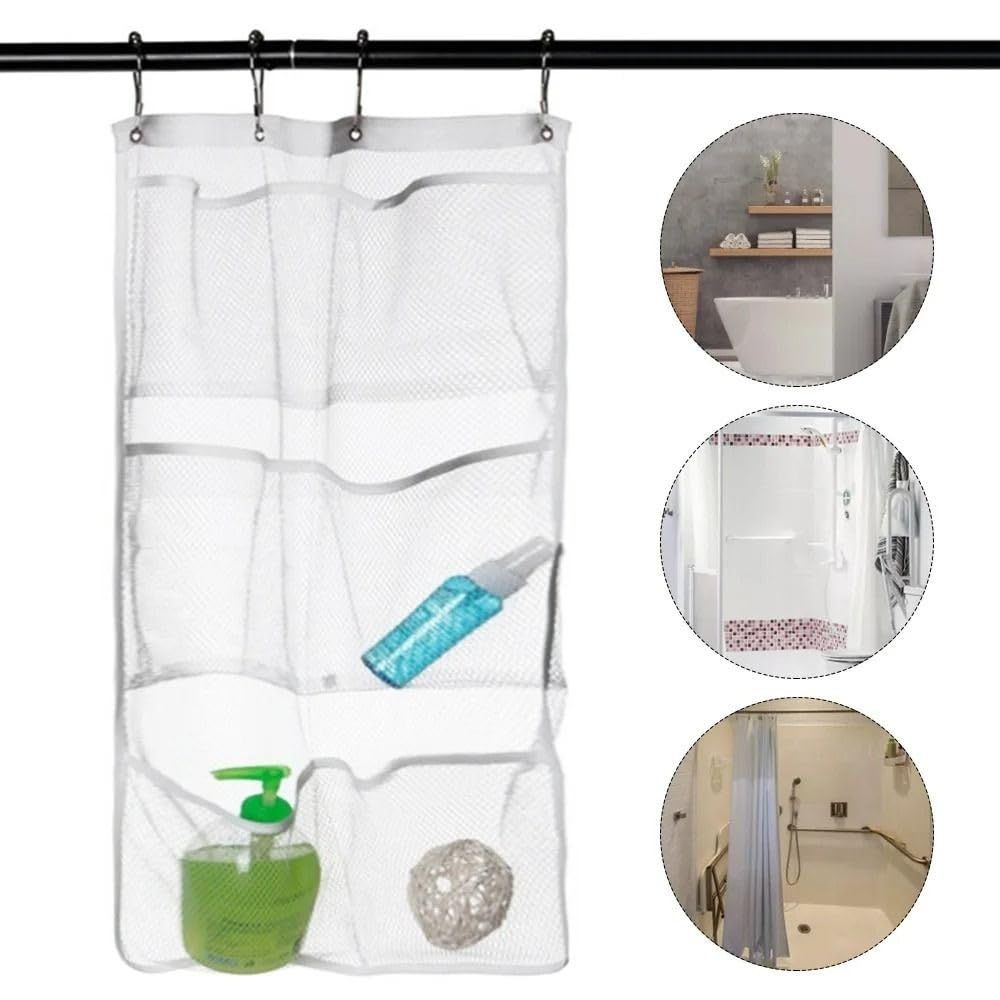 Mesh Shower Organizer Hanging view 4