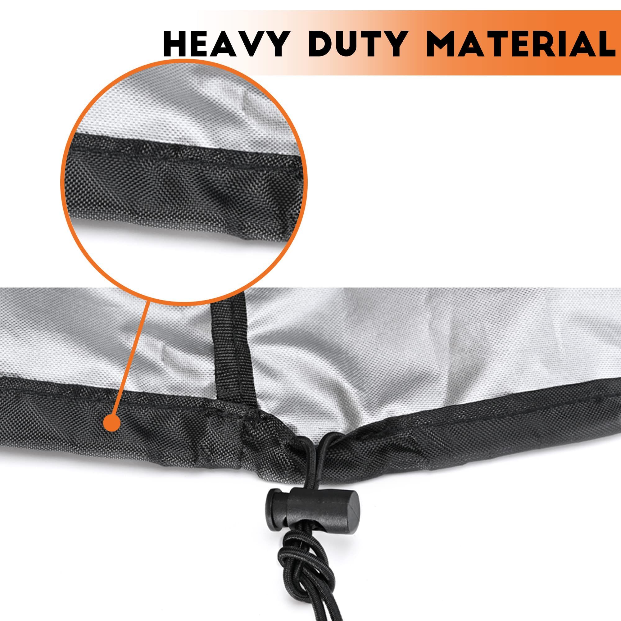 2 PACK Stretchable Adjustable Drum Cover with Drawstring view 3