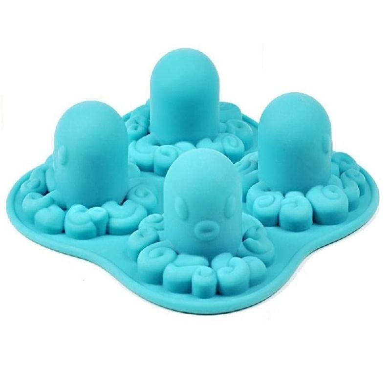 Ice Cube Octopus Shape Chocolate Mould Tray Ice Cream DIY Tool Whiskey Wine — image 1