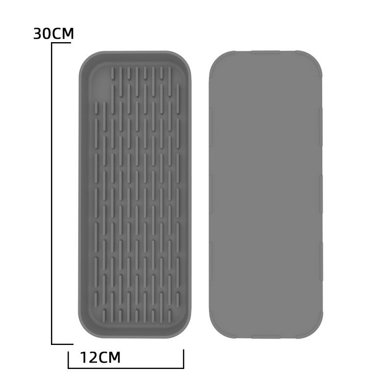 Silicone Sponge Holder, Tray for Soap and Sponge, Kitchen Sink Tray view 2