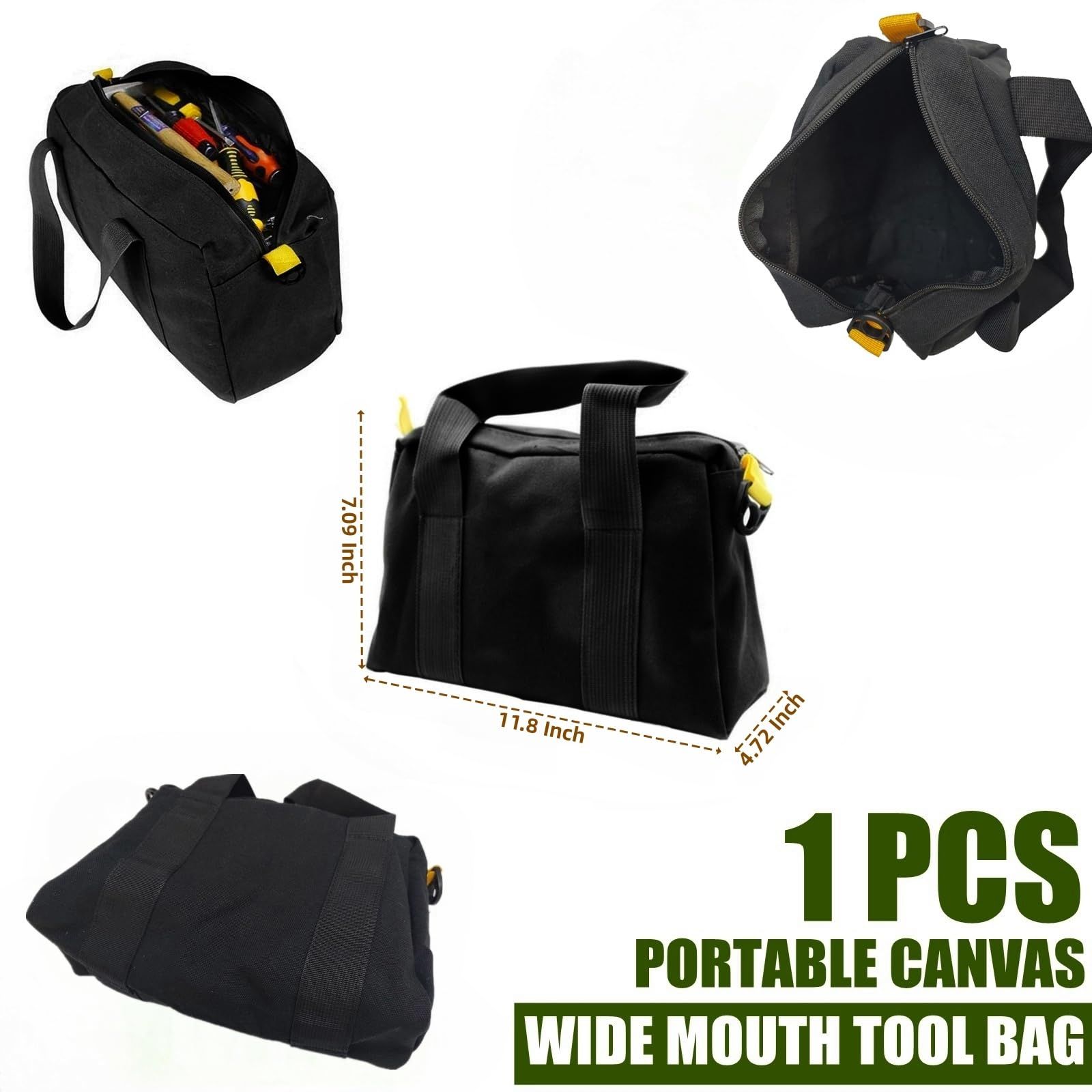 12 Inch Wide Mouth Tool Bag view 2