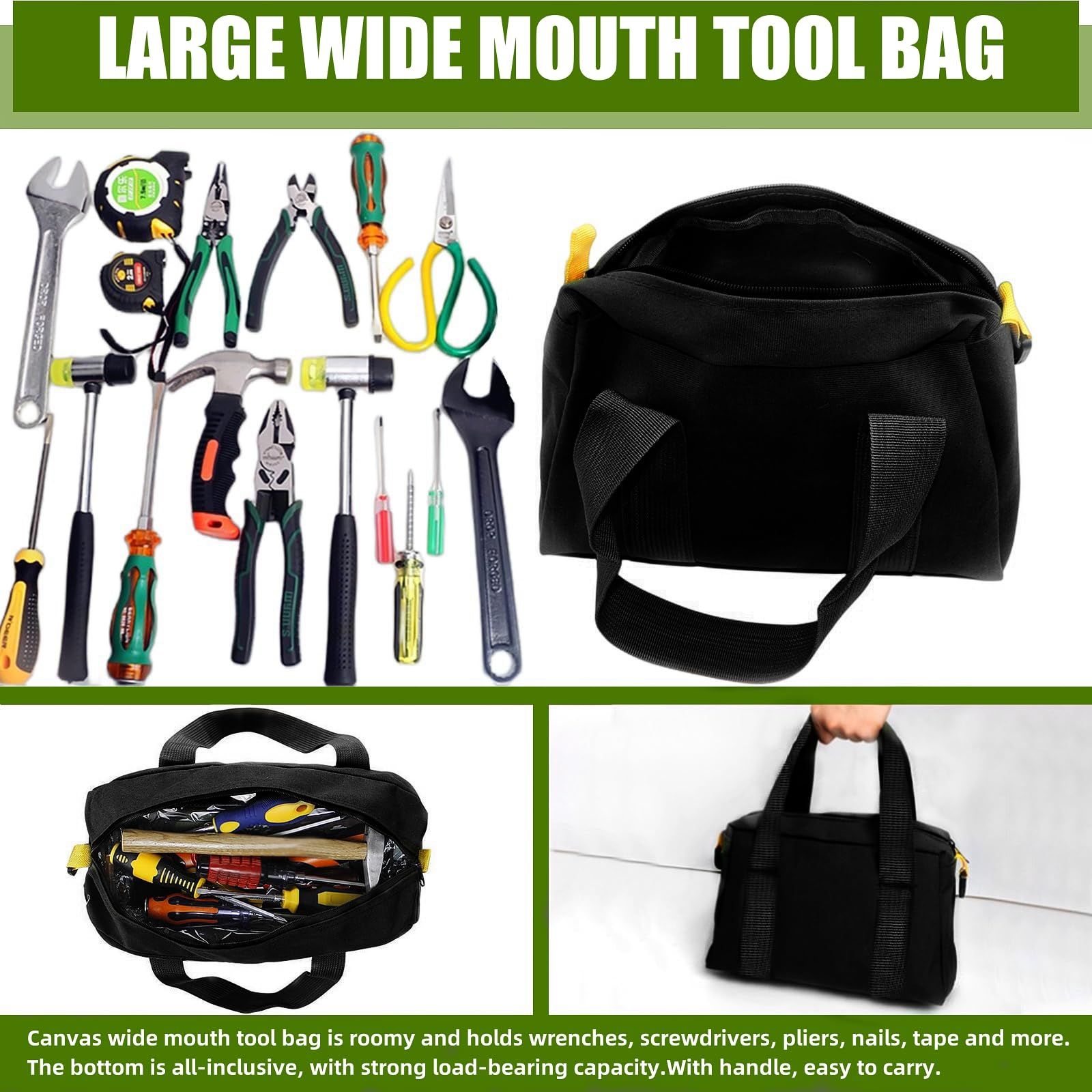 12 Inch Wide Mouth Tool Bag view 4