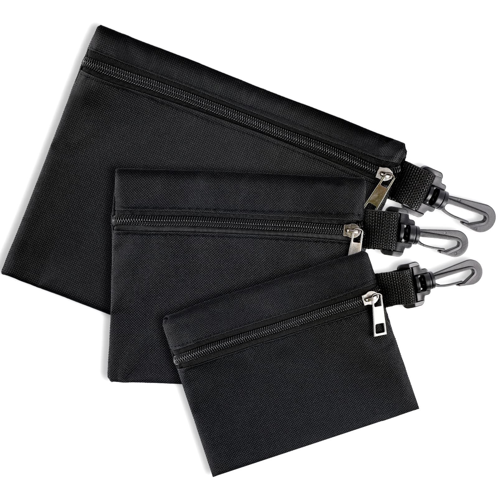 3 Pack Multipurpose Small Tool Bags Canvas Tool Bags Heavy Duty Tool Pouch