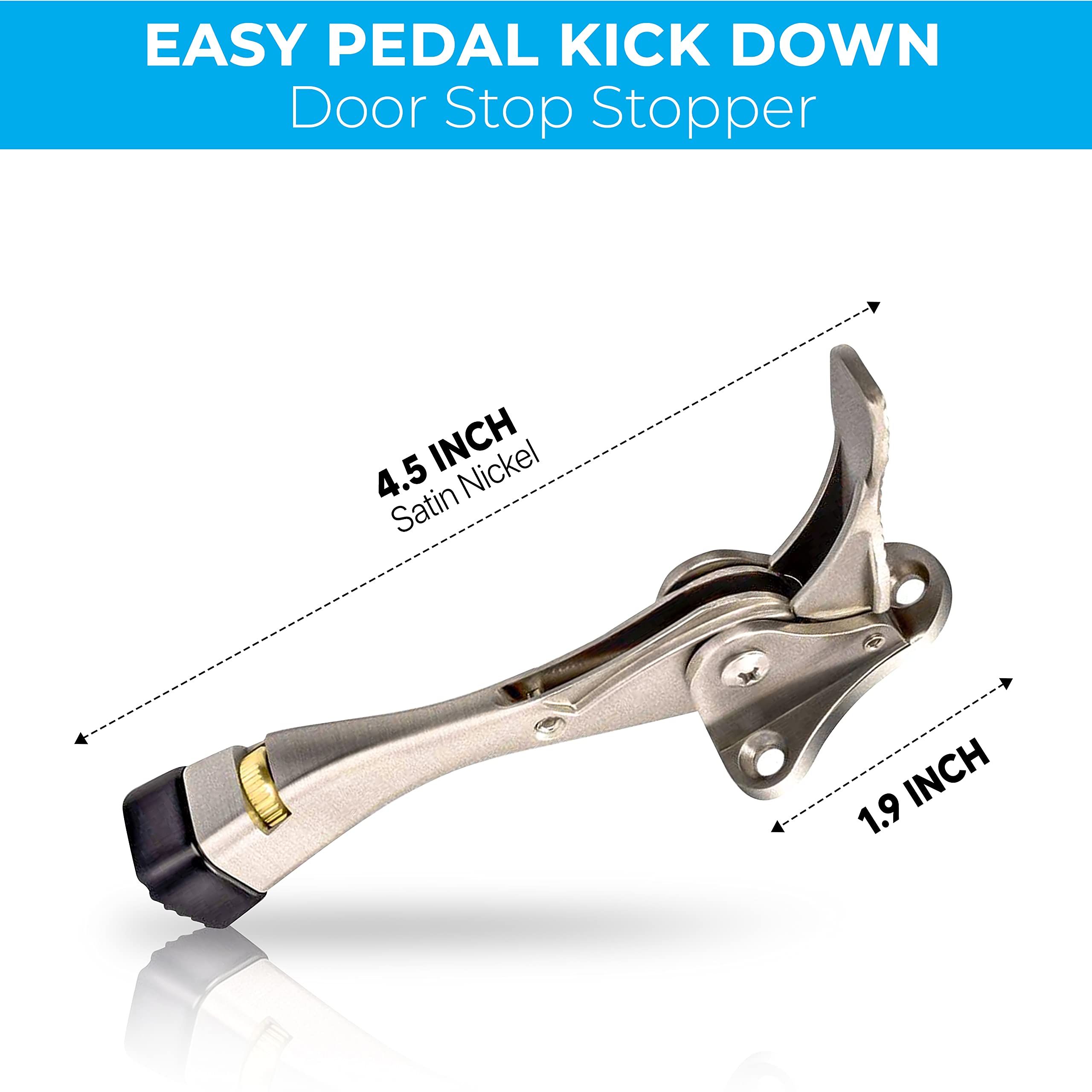 Pedal Kick Down Door Stop Stopper Easy Step Door Kick Doorstop view 5