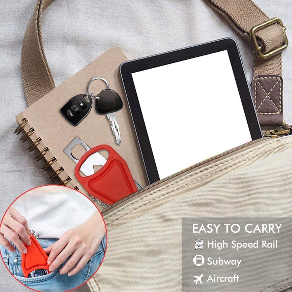 Portable Door Lock, Strong Multi Size Hotel Door Lock, Travel Door Stopper view 4