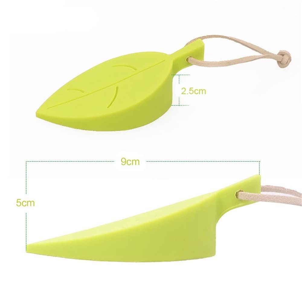 Colorful Silicone Leaves Door Stopper view 5
