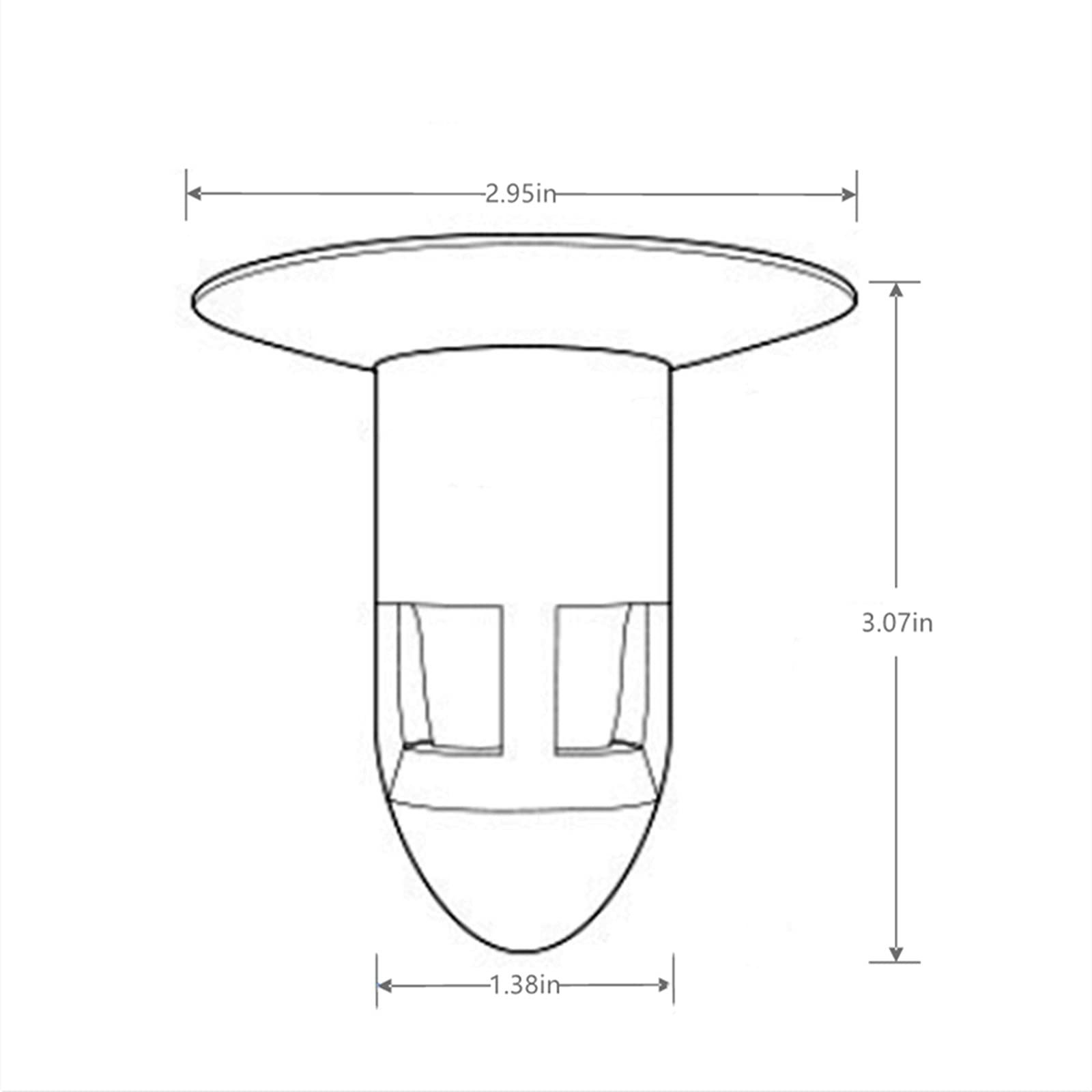 Floor Drain Silicone Sleeve view 2