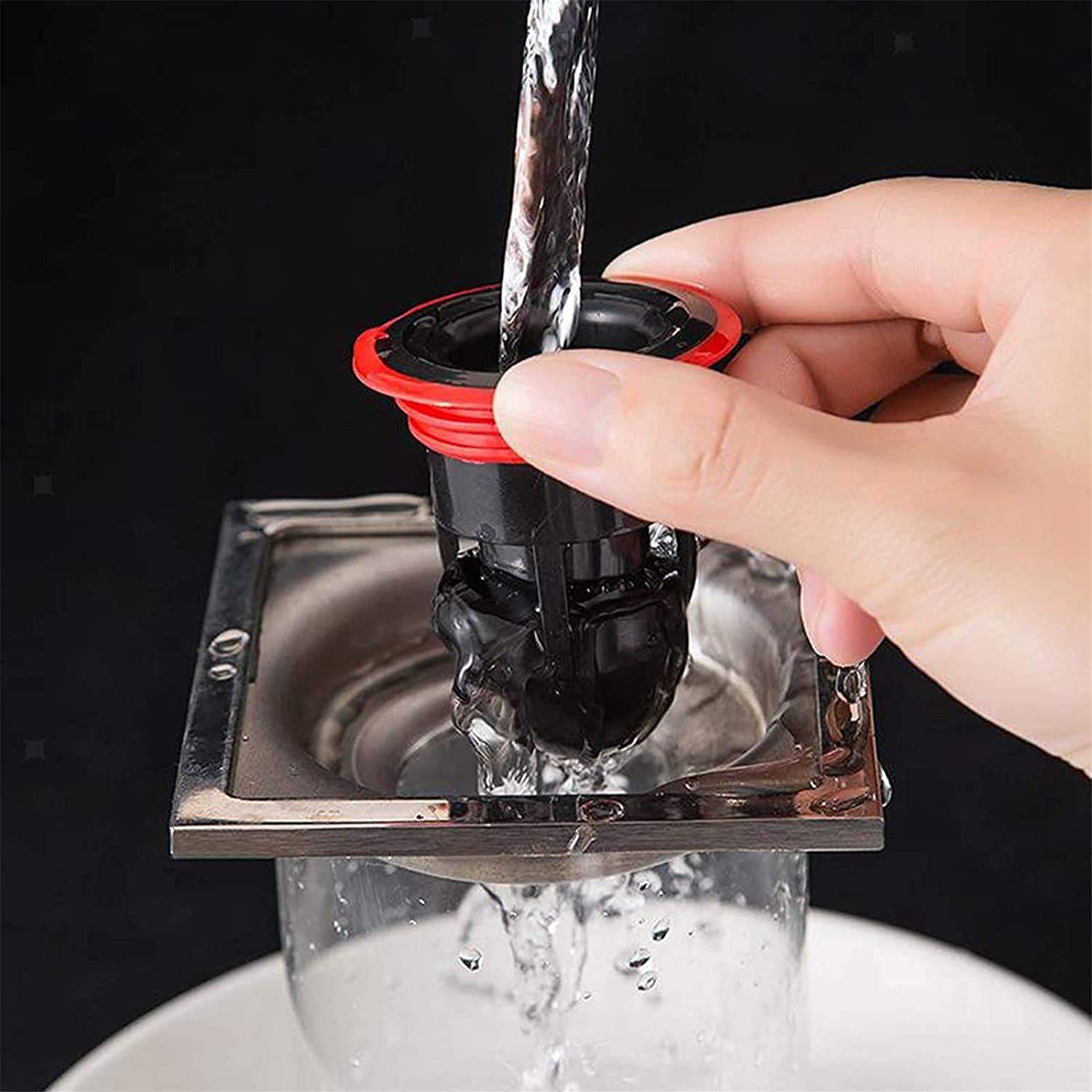 Rubber Anti-odor Floor Drain Shower Waste Water Drainer view 3
