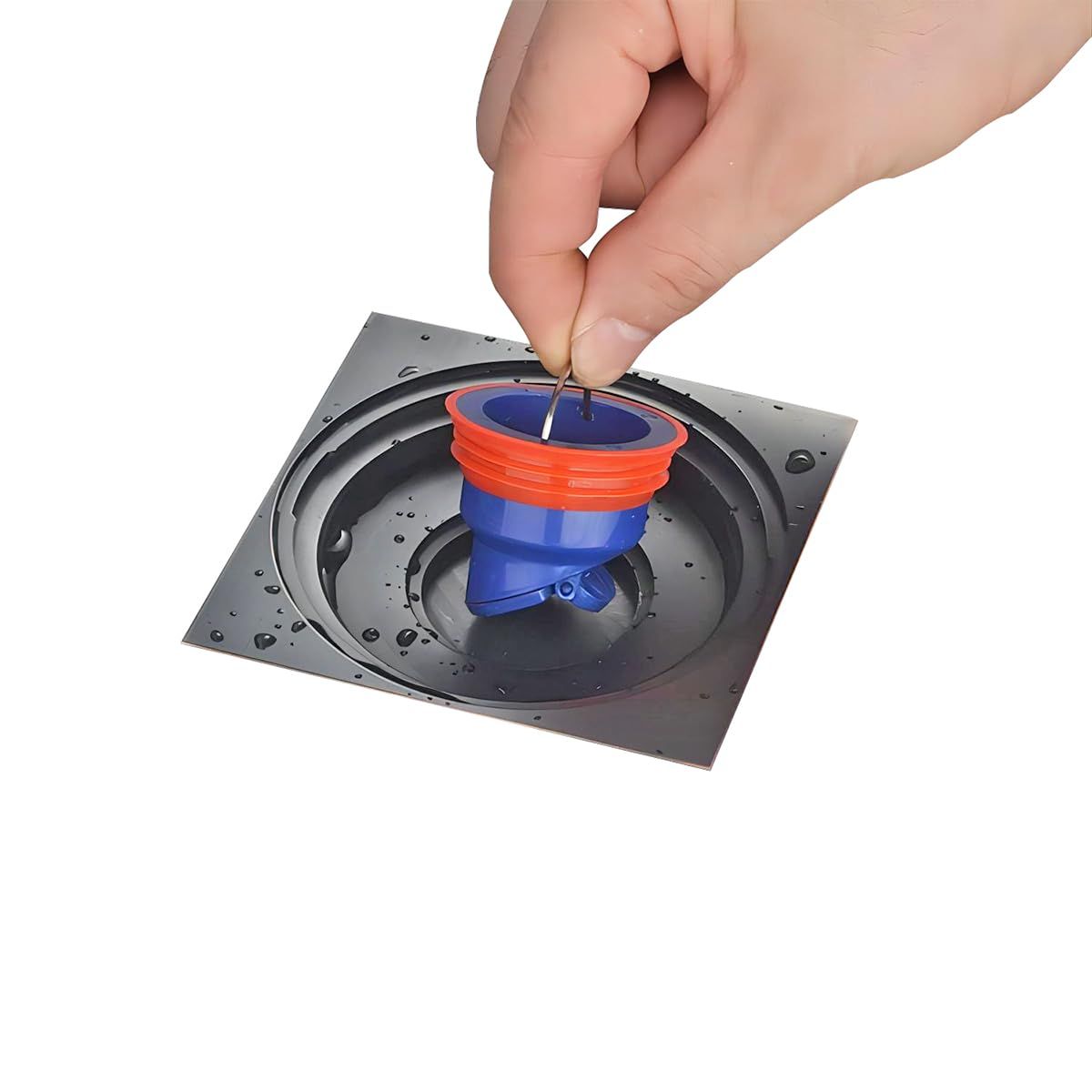 2 PCS Shower Floor Drain Drain Core Plug view 2