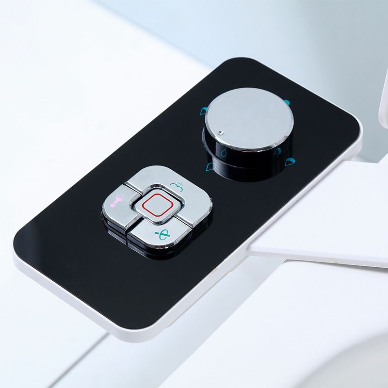 Non-Electric Cold Water Bidet Toilet Seat Attachment with Pressure Controls