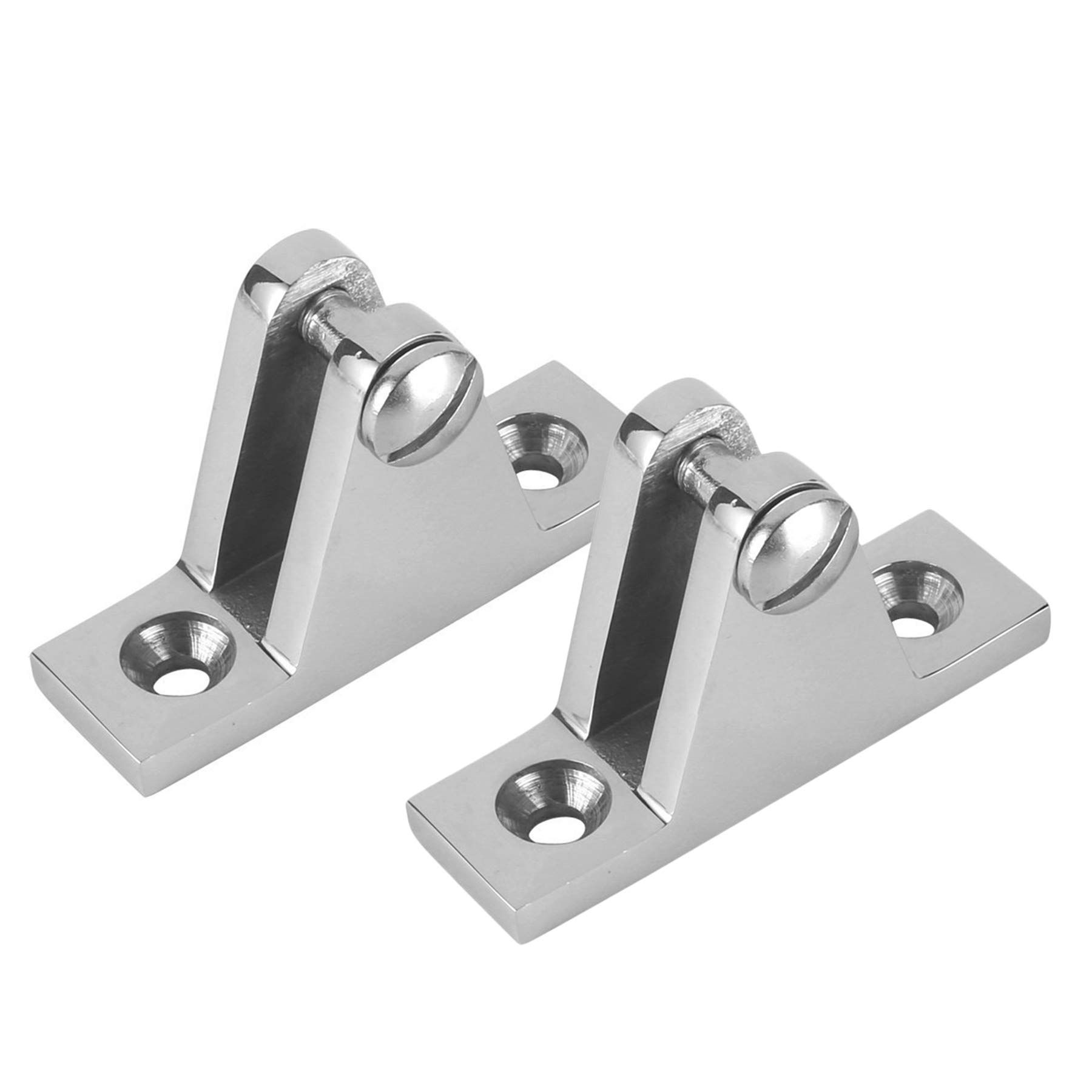 2 PCS Marine Boat Deck Hinge Mount Top Fitting Hardware 316 Stainless Steel A