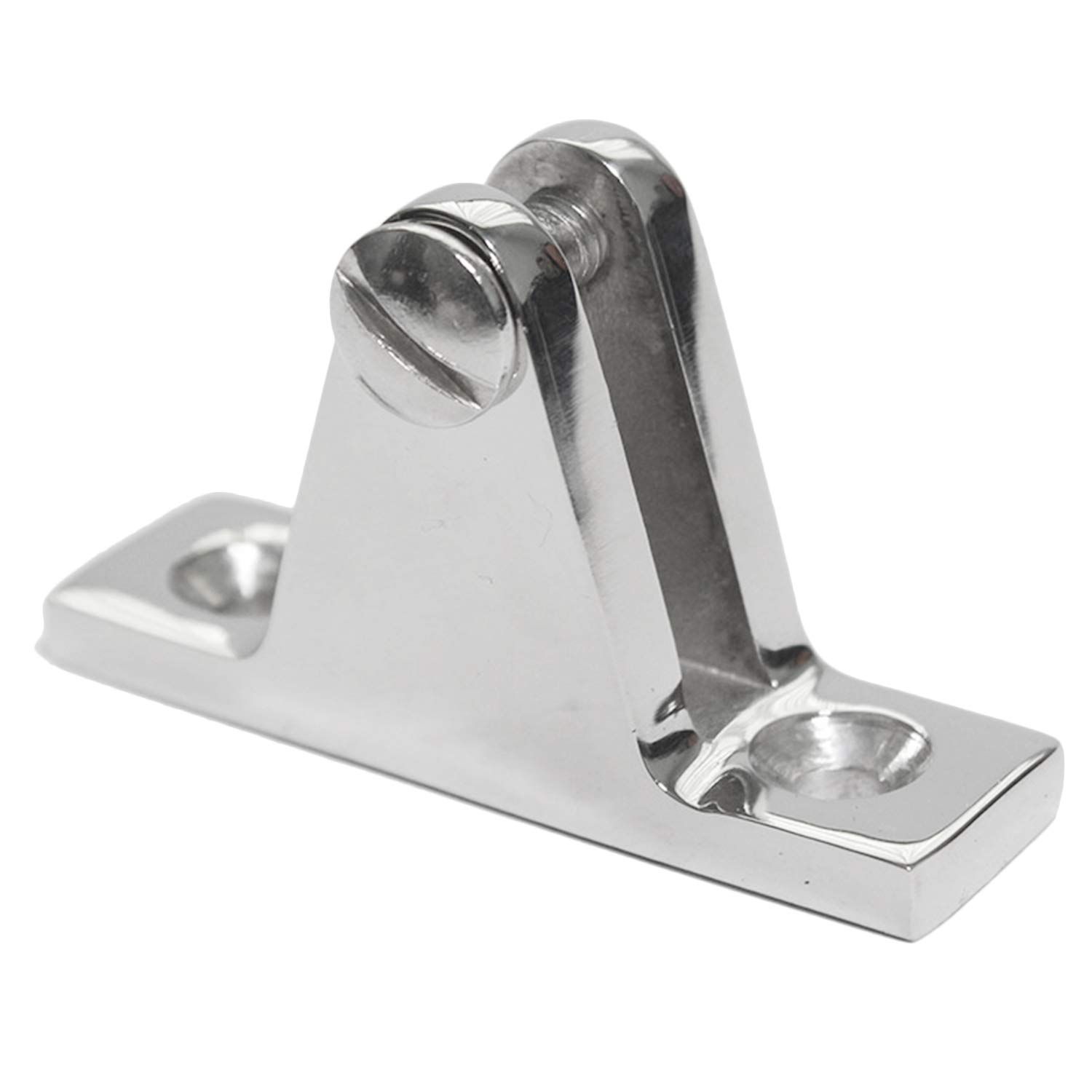 2 PCS Marine Boat Deck Hinge Mount Top Fitting Hardware 316 Stainless Steel A view 3