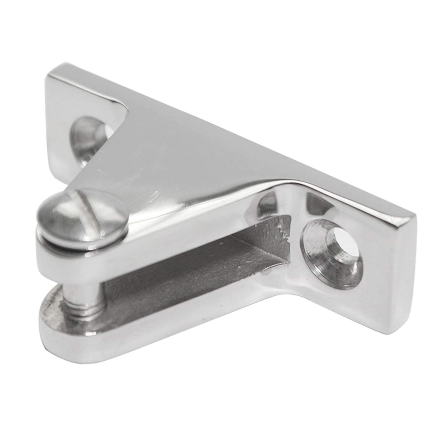 2 PCS Marine Boat Deck Hinge Mount Top Fitting Hardware 316 Stainless Steel A view 5