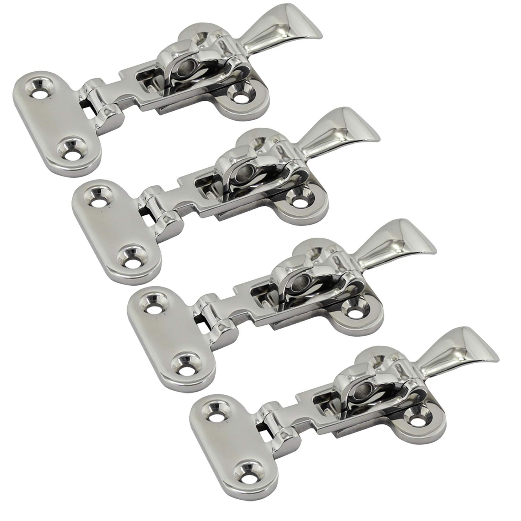 Heavy Duty 316 Stainless Steel Anti-Rattle Lockable Hold Down CLAMP Latch