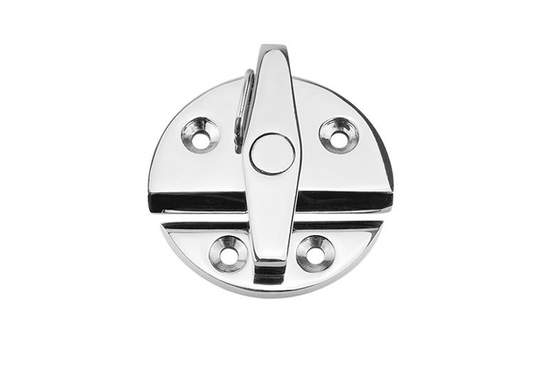 Marine Grade 316 Stainless Steel 2-1/4" (57mm) Turn Twist Button Door Catch view 3